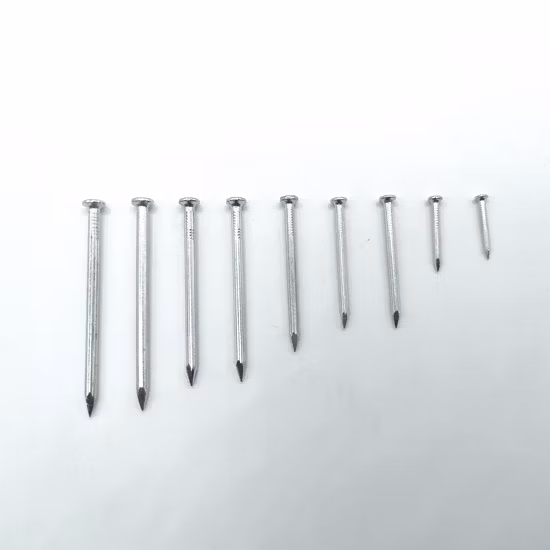 Fer / Acier / Ciment / Commun / Tête ronde / Crochet / Toiture / Rouleau / Tir / Clous